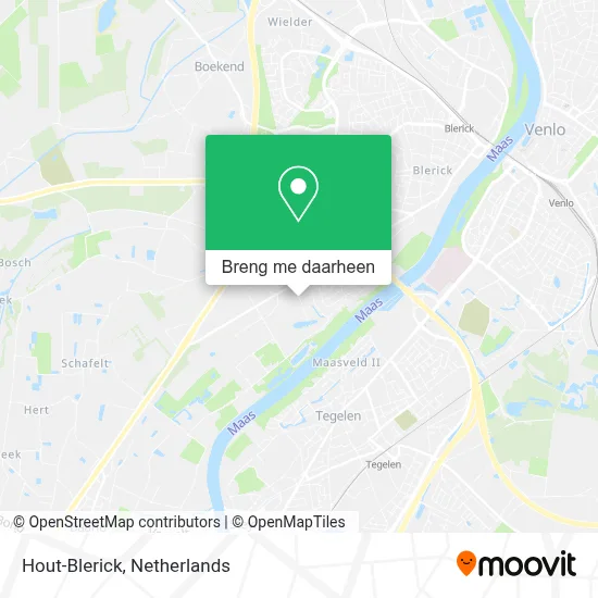 Hout-Blerick kaart