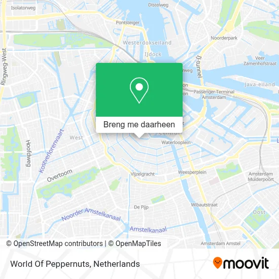 World Of Peppernuts kaart