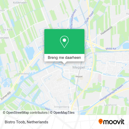Bistro Toob kaart