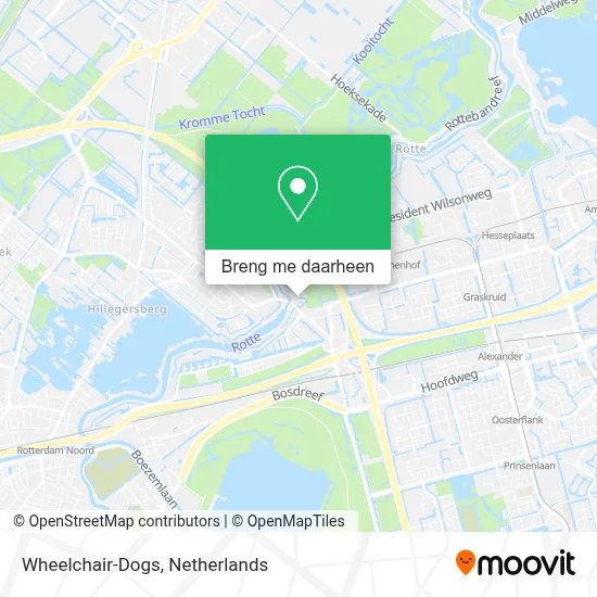 Wheelchair-Dogs kaart