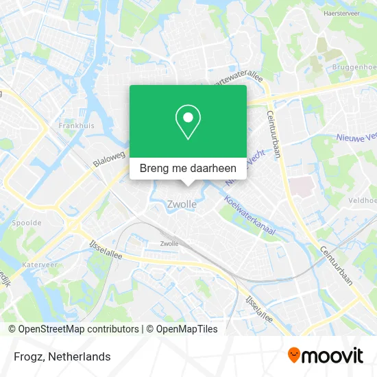 Frogz kaart