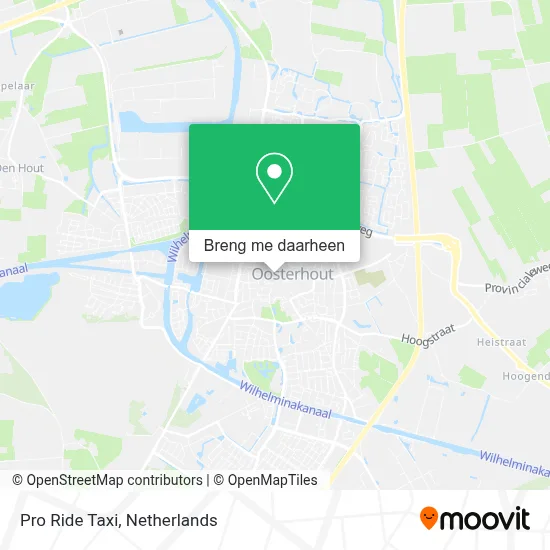 Pro Ride Taxi kaart