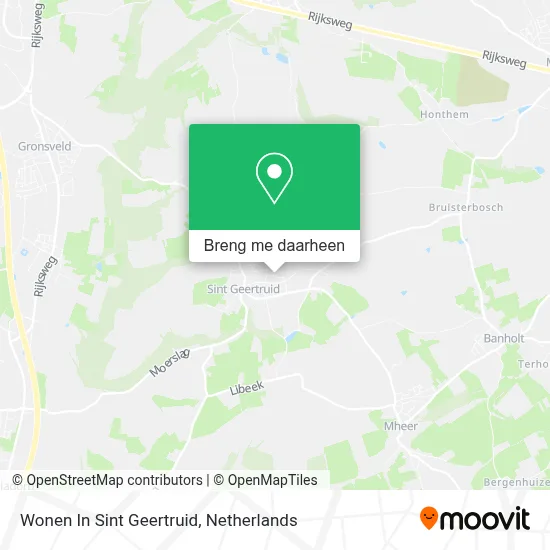 Wonen In Sint Geertruid kaart