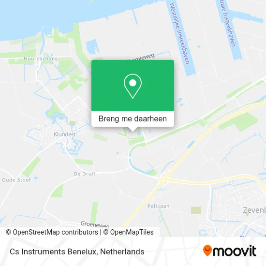 Cs Instruments Benelux kaart