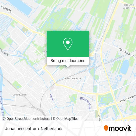 Johannescentrum kaart