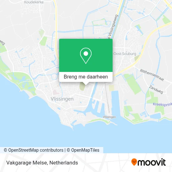 Vakgarage Melse kaart