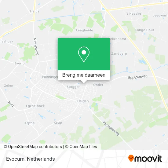 Evocum kaart