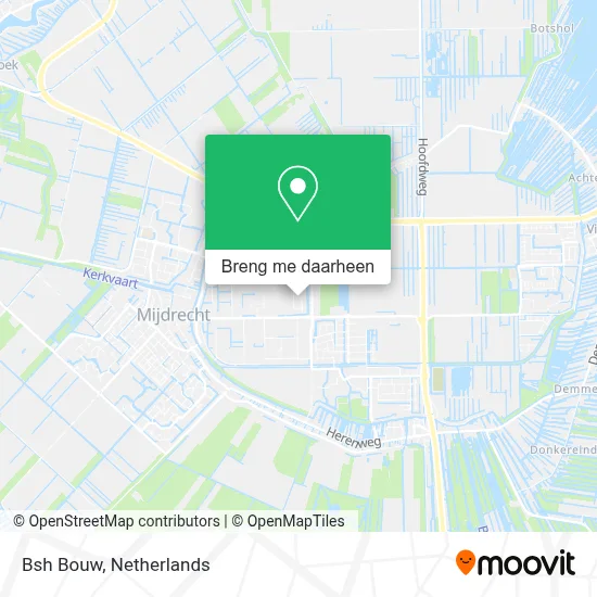 Bsh Bouw kaart