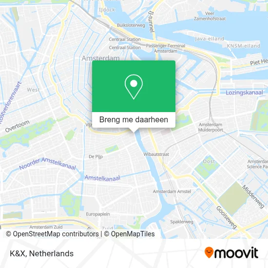 K&X kaart