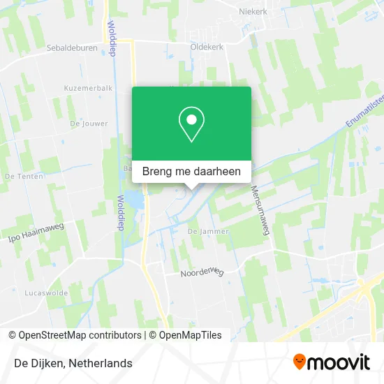 De Dijken kaart