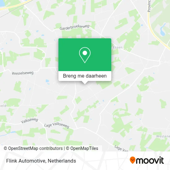 Flink Automotive kaart