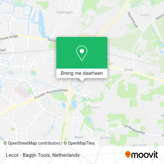 Lecot - Bagijn Tools kaart
