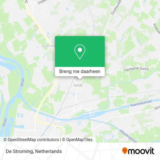 De Stroming kaart