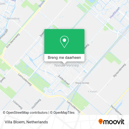 Villa Bloem kaart