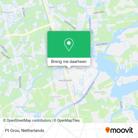 Pt Grou kaart