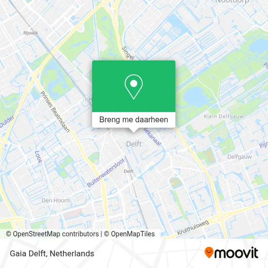 Gaia Delft kaart