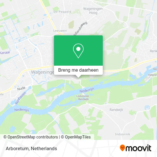 Arboretum kaart