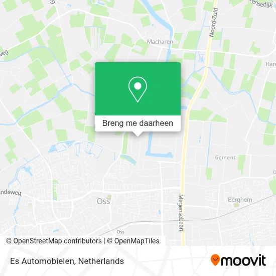 Es Automobielen kaart