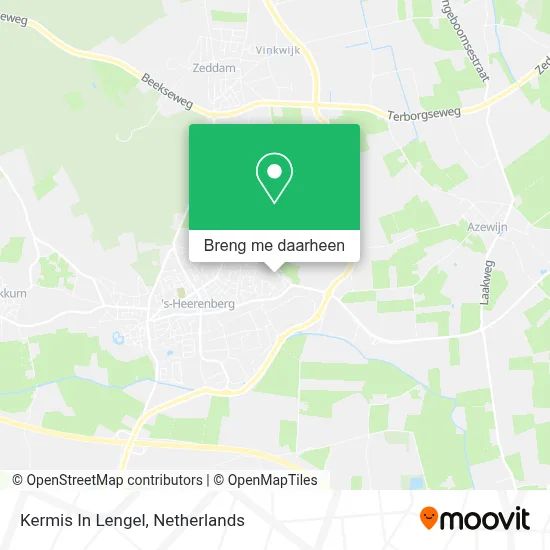 Kermis In Lengel kaart