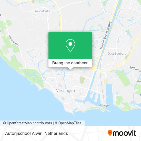 Autorijschool Alwin kaart