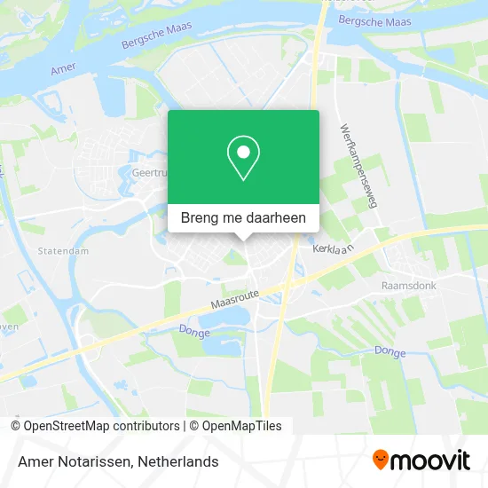 Amer Notarissen kaart