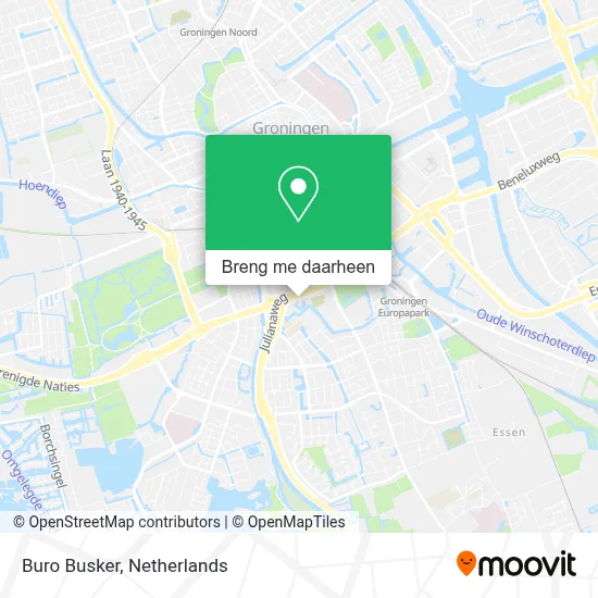 Buro Busker kaart