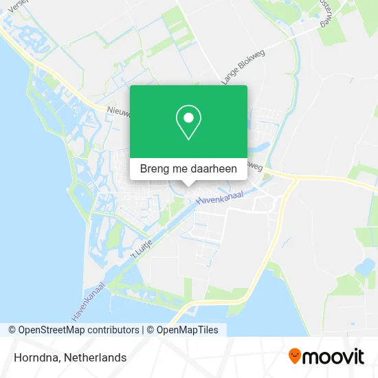 Horndna kaart