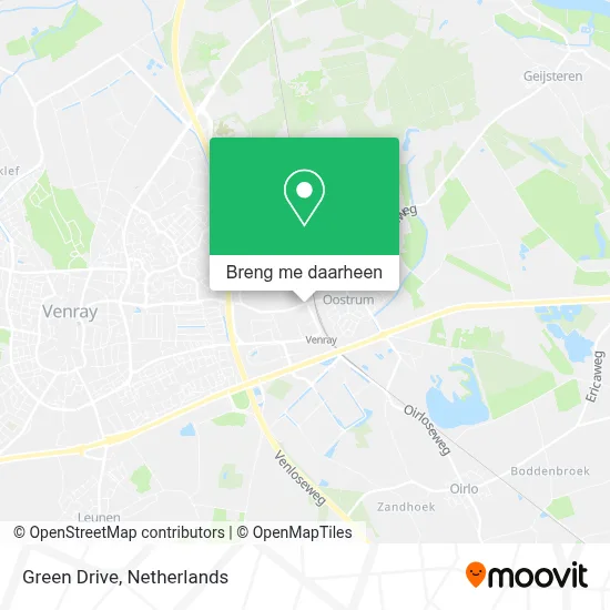 Green Drive kaart