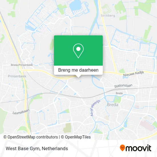 West Base Gym kaart