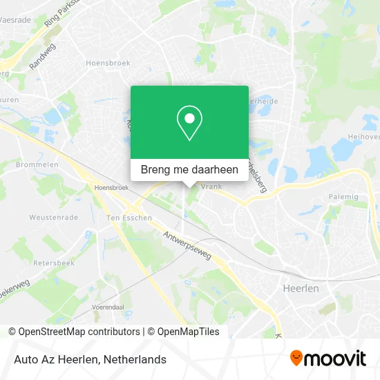 Auto Az Heerlen kaart
