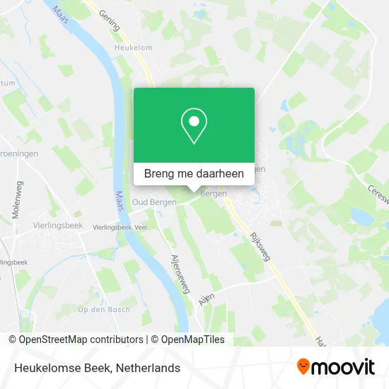 Heukelomse Beek kaart
