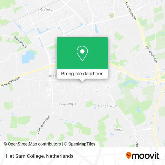 Het Sam College kaart