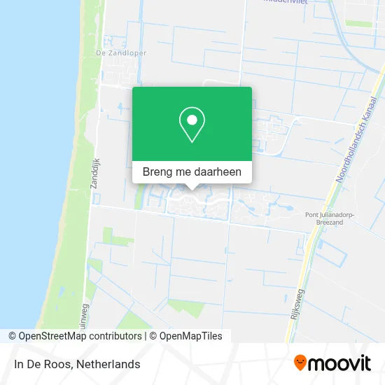 In De Roos kaart
