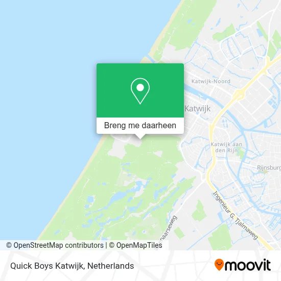 Quick Boys Katwijk kaart