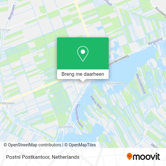 Postnl Postkantoor kaart