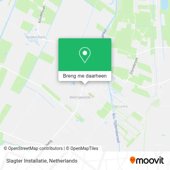 Slagter Installatie kaart