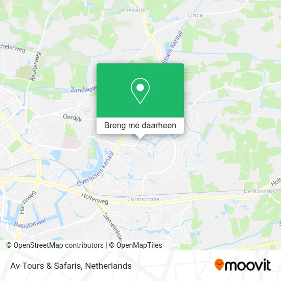 Av-Tours & Safaris kaart