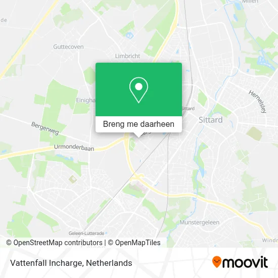 Vattenfall Incharge kaart