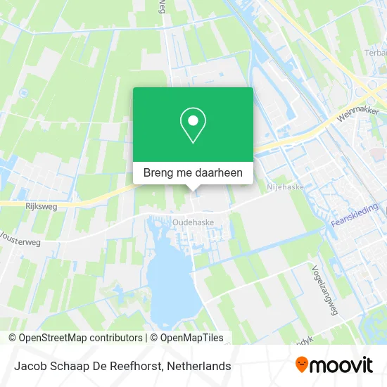 Jacob Schaap De Reefhorst kaart