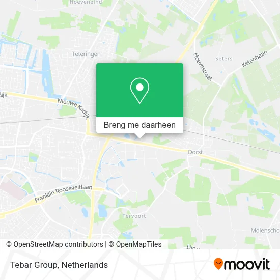 Tebar Group kaart