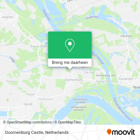 Doornenburg Castle kaart