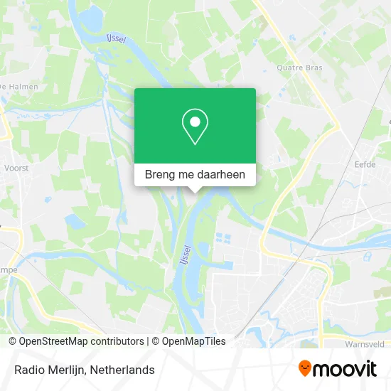 Radio Merlijn kaart