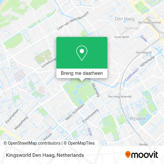 Kingsworld Den Haag kaart