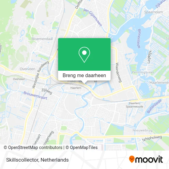 Skillscollector kaart