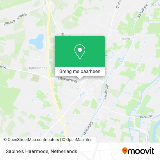 Sabine's Haarmode kaart