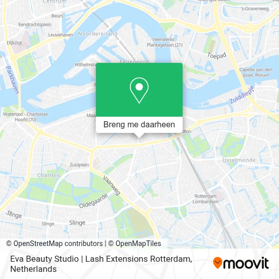 Eva Beauty Studio | Lash Extensions Rotterdam kaart