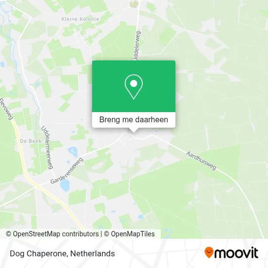 Dog Chaperone kaart