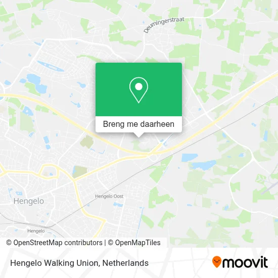 Hengelo Walking Union kaart