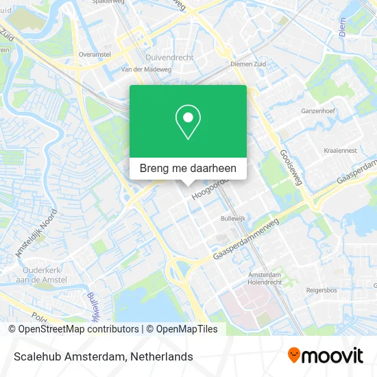 Scalehub Amsterdam kaart