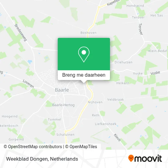 Weekblad Dongen kaart